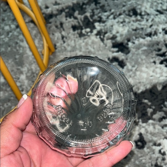 Vintage Brody Co 9289 Flared Base Ridged Bottleneck Flower Bud Clear Glass Bowl - Picture 3 of 3